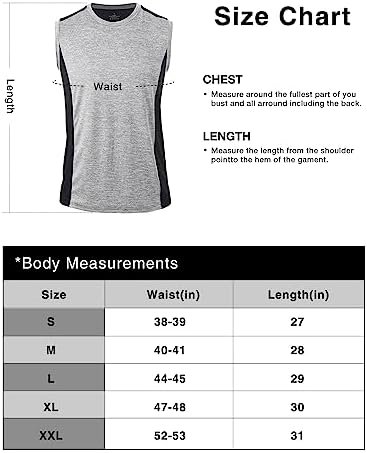 Men's 4 Pack Tank Tops Sleeveless Workout Quick Dry Shirts Gym Muscle Shirts Athletic Bodybuilding Tee