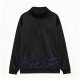 Oversized Half-Zip Hoodie - Drop Shoulder Polyester Sweatshirt