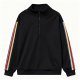 Unisex Polyester Sweatshirt - Oversized Drop Shoulder Half-Zip Hoodie