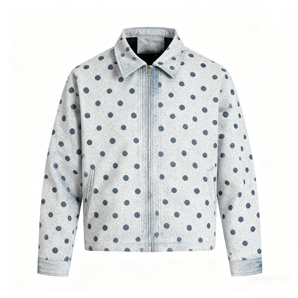 Unisex Fashion Collared Jacket - Retro-Inspired Zip-Up Streetwear